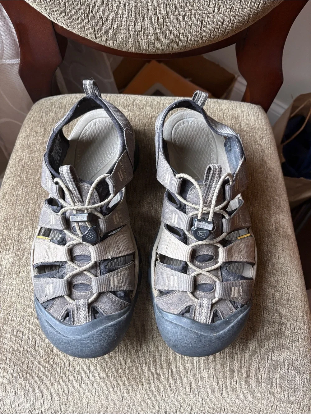 Keen Men’s Gray and Brown Outdoor Sandals